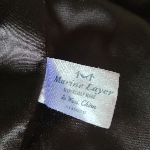 💥SALE! marine layer faux vegan leather pencil skirt black size s - Picture 6 of 6